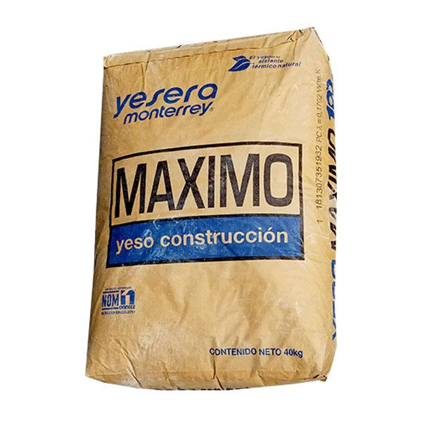 Yeso saco de 40 kg Maximo freeshipping - Casco de Oro Ferreterías