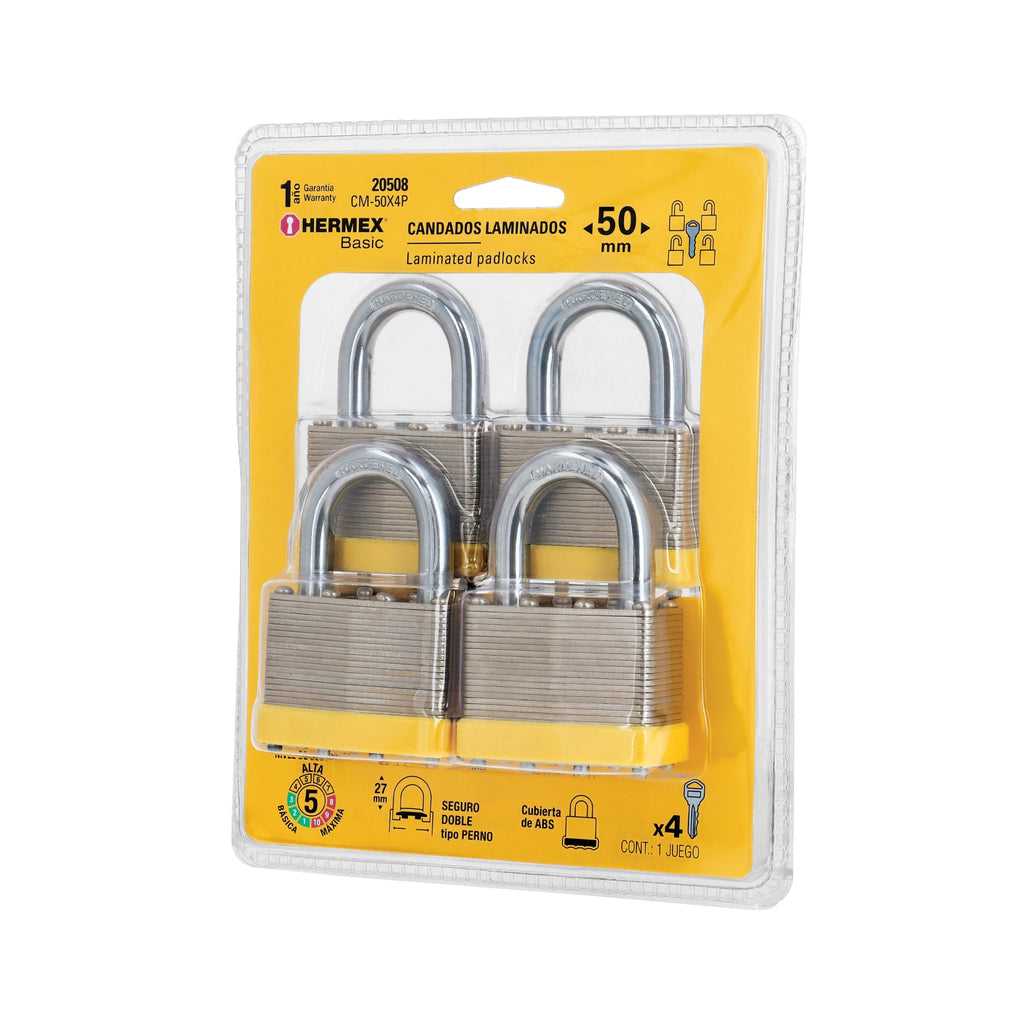 candados-laminados-50mm-blister-4-piezas-basic-1-pieza-truper-hermex-cm-50x4p-20508