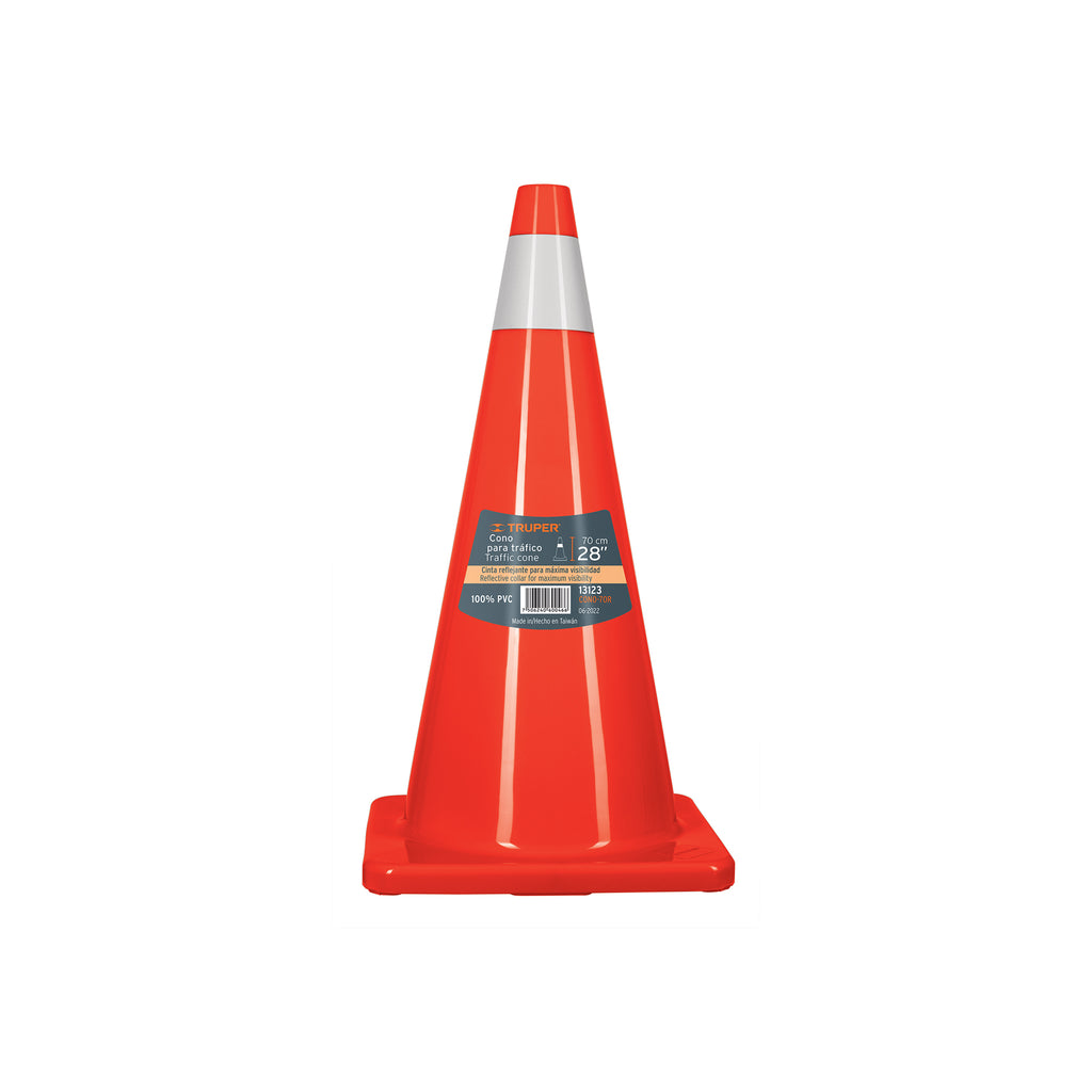 cono-precaucion-70-cm-pvc-reflejante-1-pieza-truper-13123