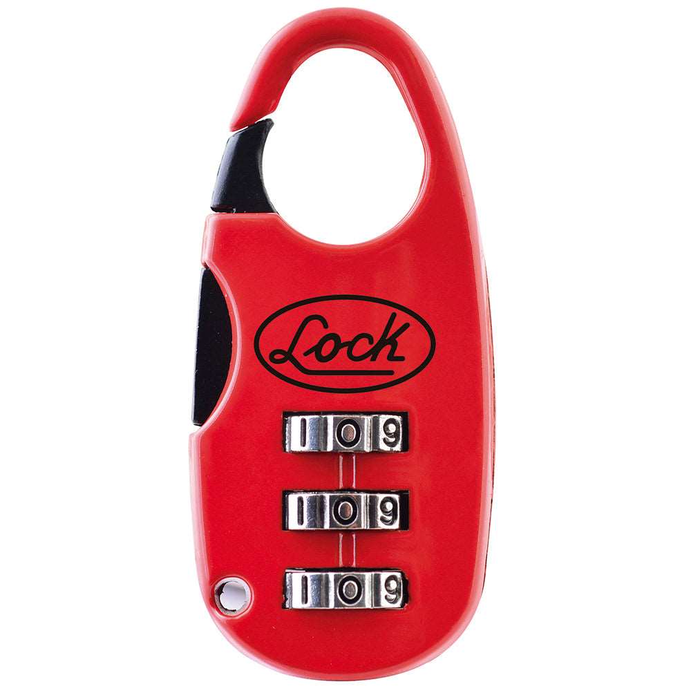 Candado de combinación digital maletero 20 mm rojo Lock freeshipping - Casco de Oro Ferreterías