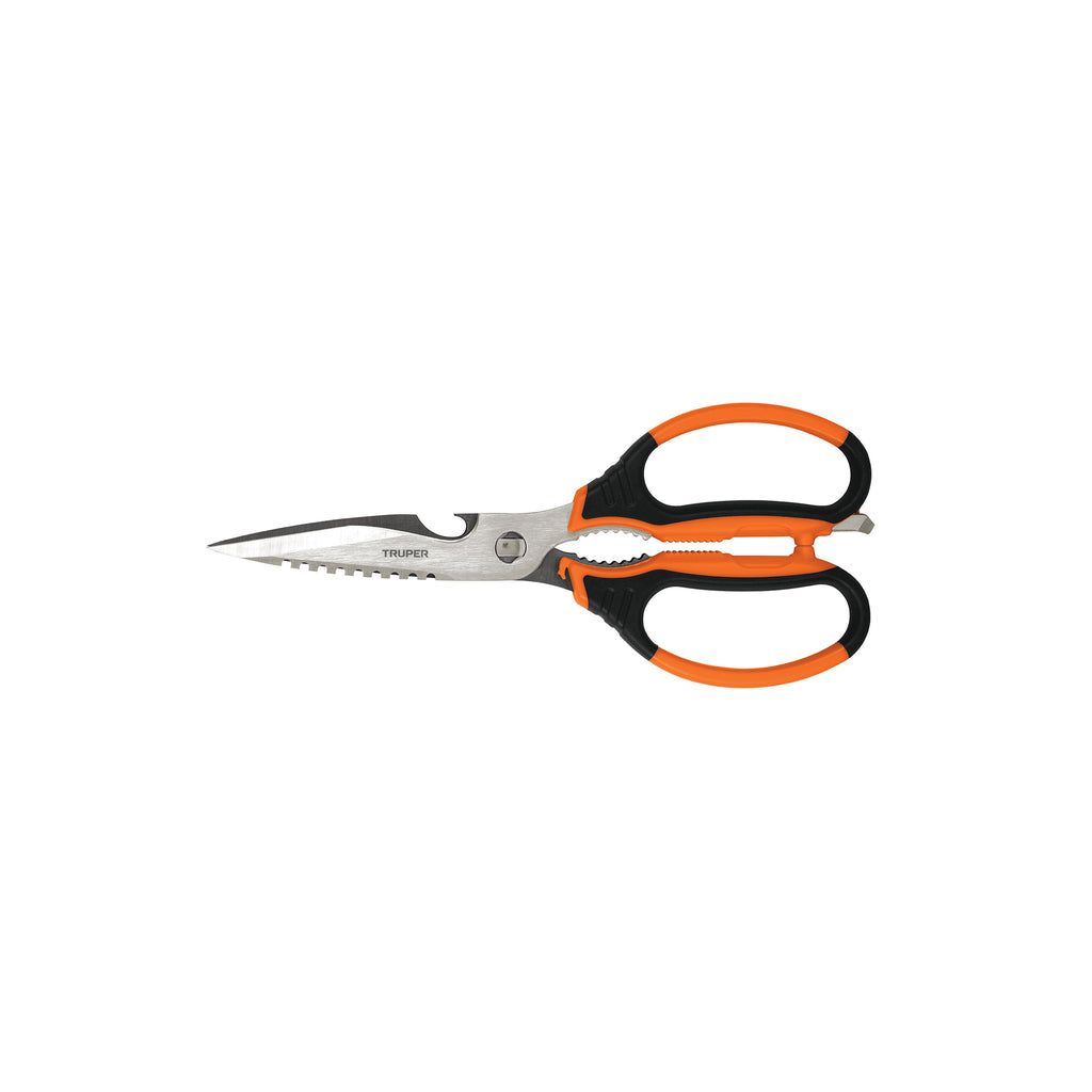 tijera-8-pulgadas-multiusos-acero-inoxidable-cocina-mango-tpr-1-pza-truper-100449