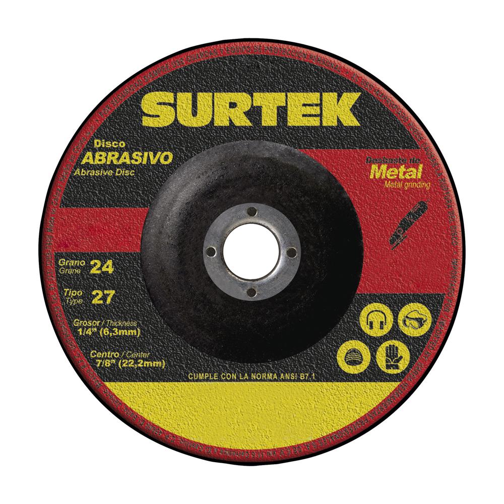 Disco para corte de metal de 7" Surtek freeshipping - Casco de Oro Ferreterías
