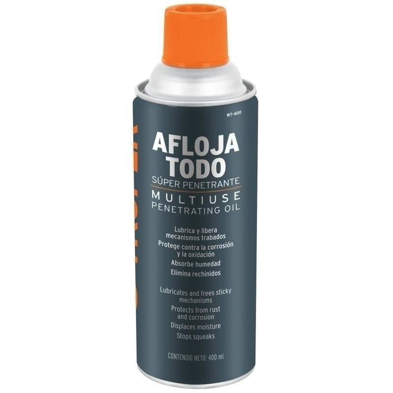 Aceite aflojatodo en aerosol  400 ml Truper 13471 freeshipping - Casco de Oro Ferreterías