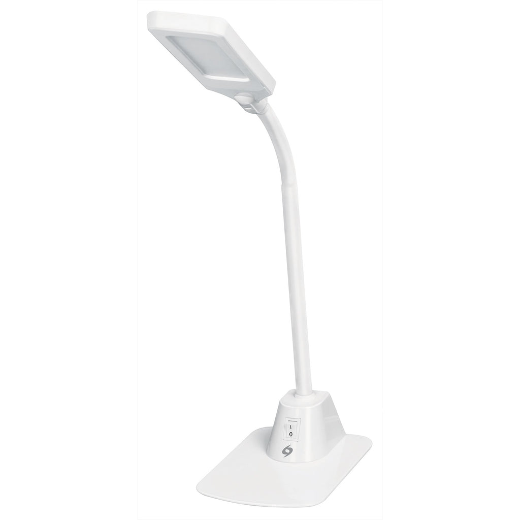 Lámpara de escritorio de LED, blanca, 5W Volteck 46189 Volteck 46189 freeshipping - Casco de Oro Ferreterías