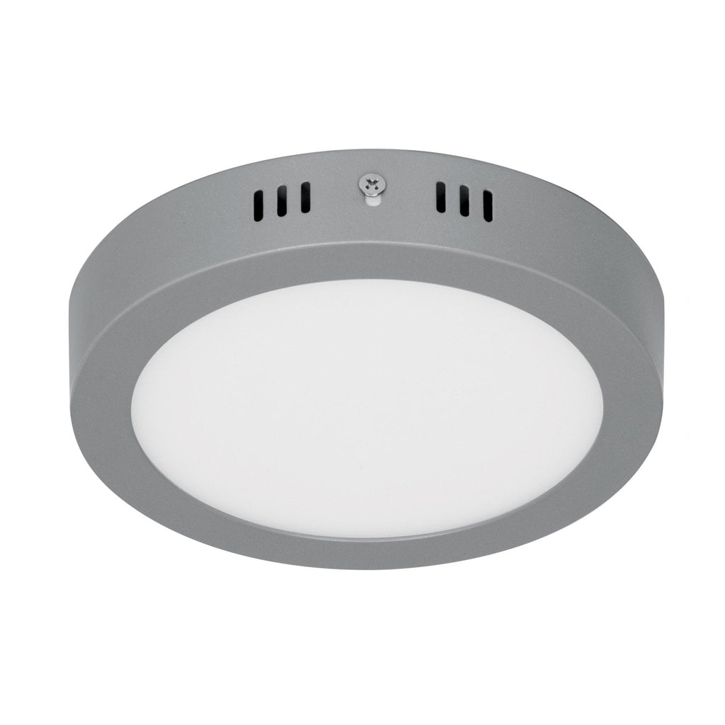 Plafón redondo, moderno, 12 W, 6500K, LED, gris Volteck 47347 Volteck 47347 freeshipping - Casco de Oro Ferreterías