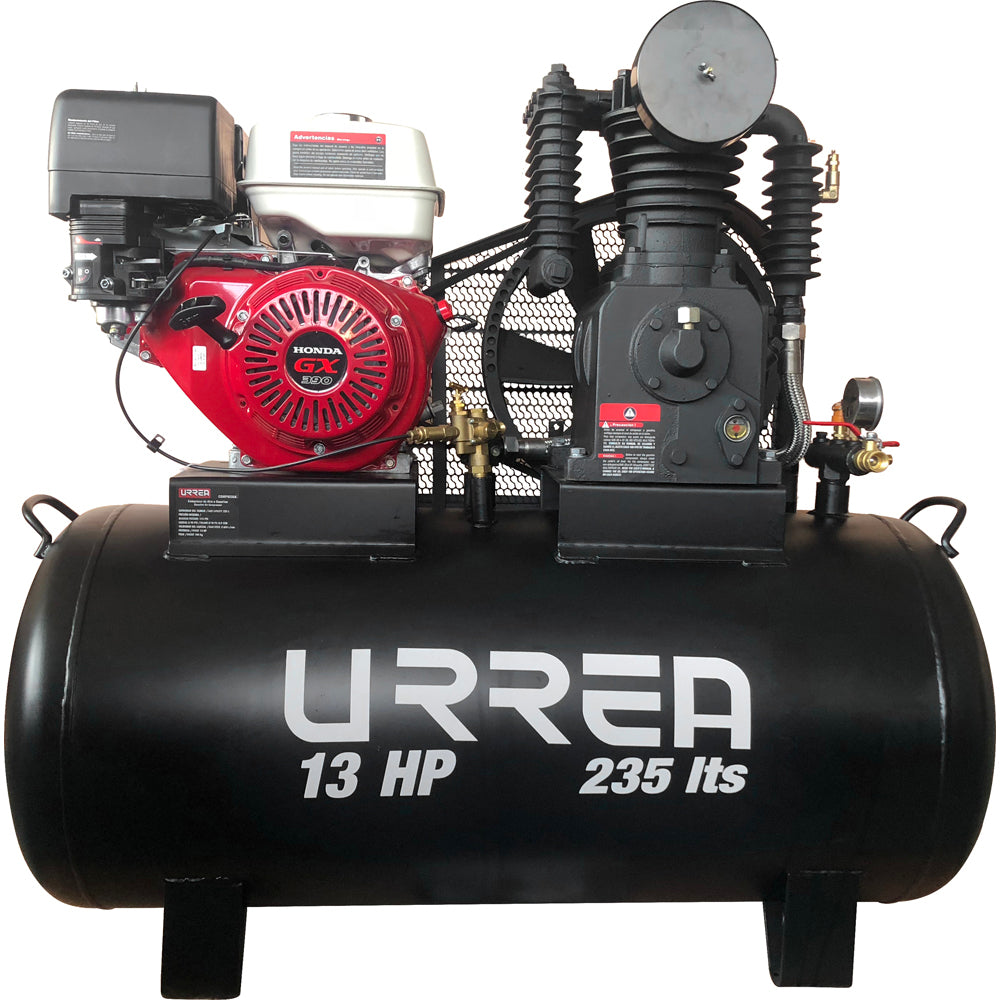 Compresor de aire a gas 235L, 115PSI, 13HP, 3600rpm Urrea freeshipping - Casco de Oro Ferreterías