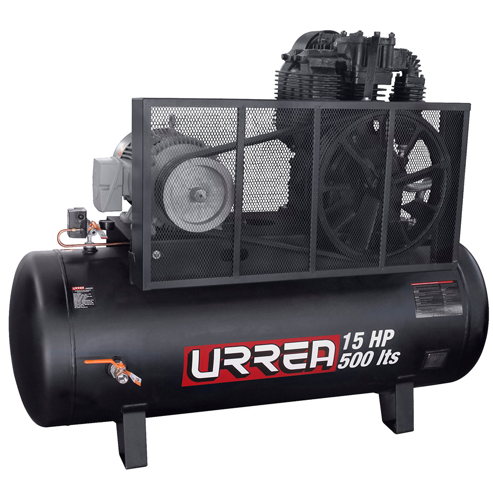 Compresor de aire industri 500lt 15HP 220/440V 3 fases Urrea freeshipping - Casco de Oro Ferreterías