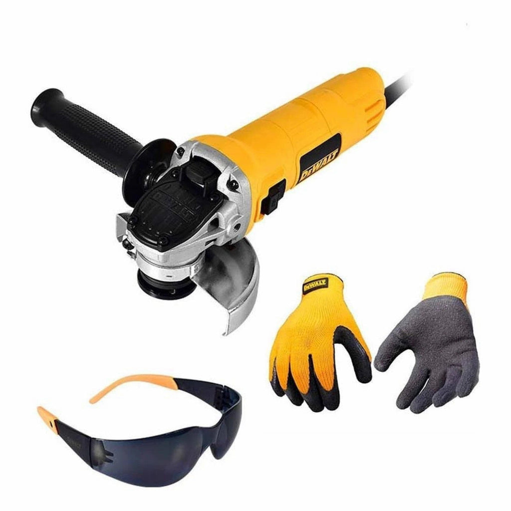 Esmeriladora de 4 1/2" y 800 W con accesorios DeWALT DWE4020SI-B3 freeshipping - Casco de Oro Ferreterías