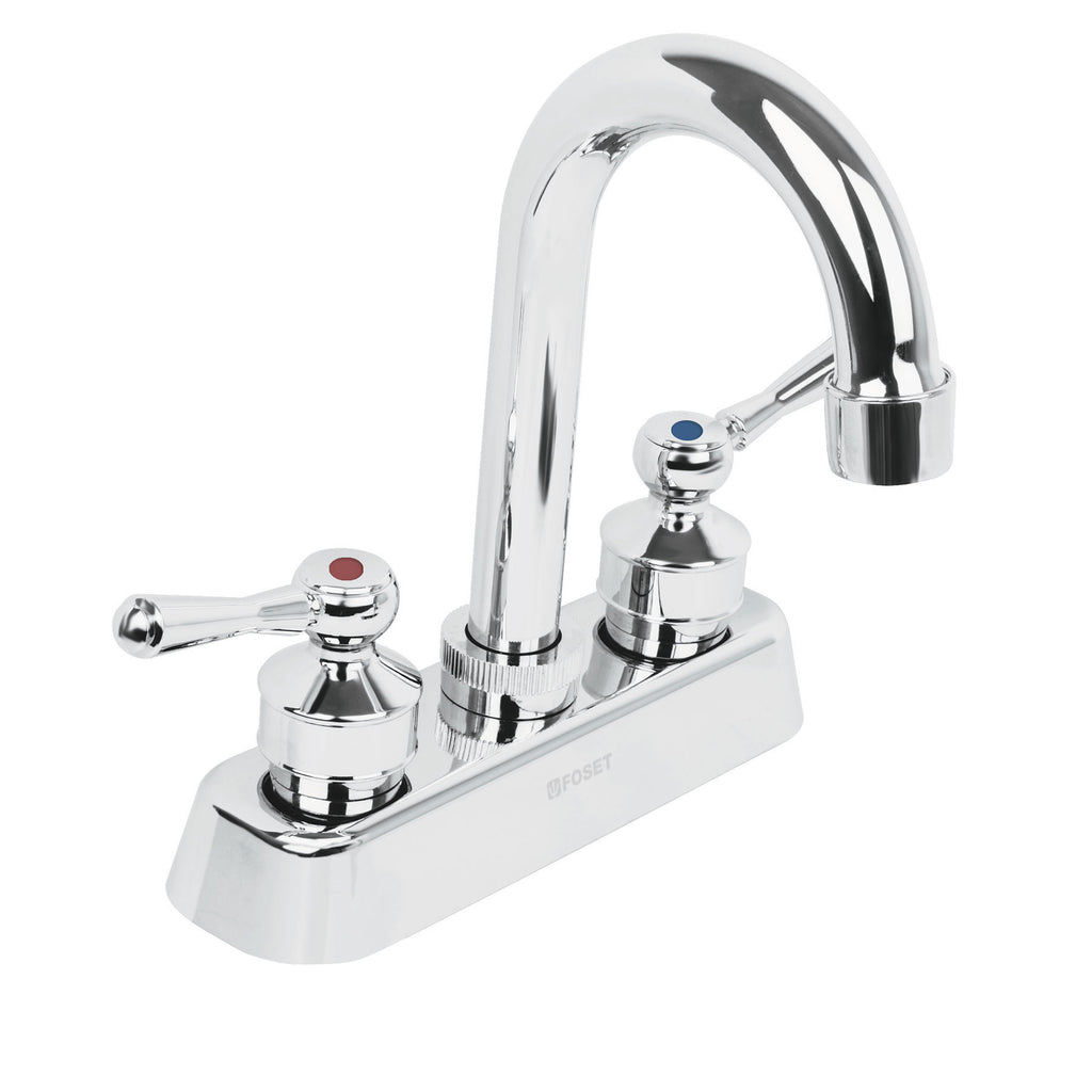 Mezcladora plástica para lavabo, cuello tipo bar, palanca freeshipping - Casco de Oro Ferreterías