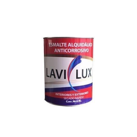 Pintura esmalte alquidálico anticorrosivo Lavilux de 250 ml Color Café nogal freeshipping - Casco de Oro Ferreterías