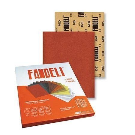 Lija para madera grano 150, hoja de papel Fandeli freeshipping - Casco de Oro Ferreterías