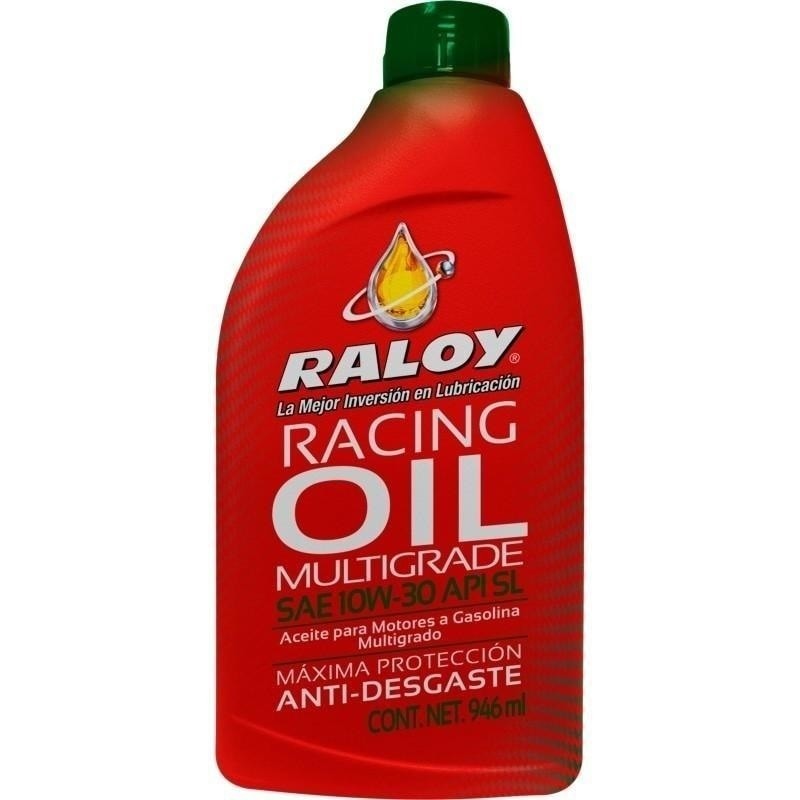 Aceite Racing Oil multigrado 10W30 API SL de 946 ml Raloy freeshipping - Casco de Oro Ferreterías