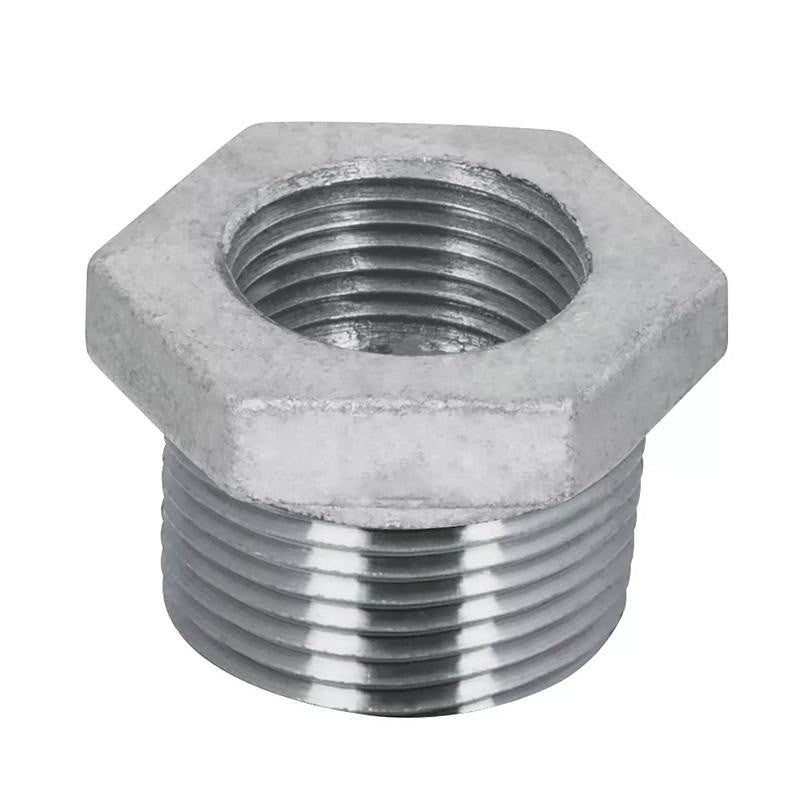 Reducción bushing galvanizada de 3/4 a 1/2 pulgada freeshipping - Casco de Oro Ferreterías