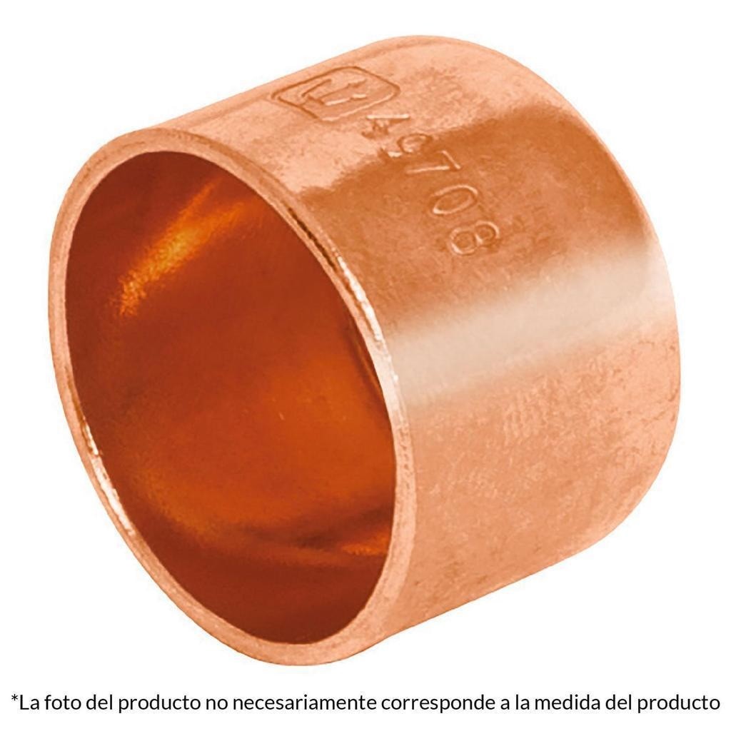 Tapa soldable de cobre de 1 pulgada freeshipping - Casco de Oro Ferreterías